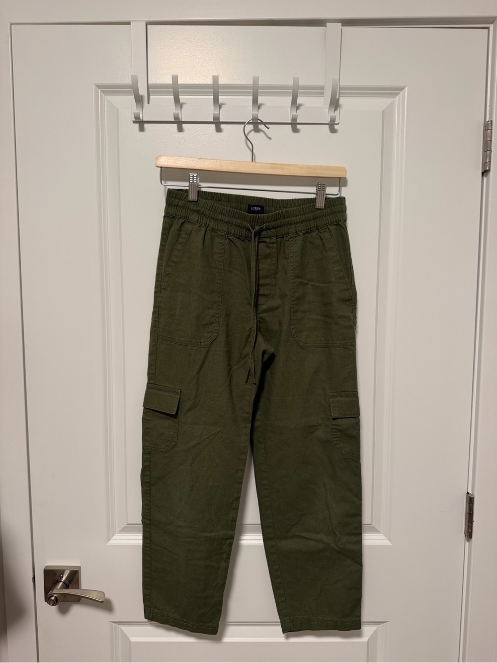 J Crew Olive Green Cargo Jogger Pants